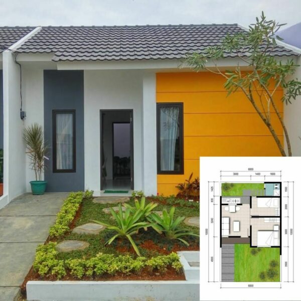 Rumah Type Lotus 27/60  rumah type lotus
