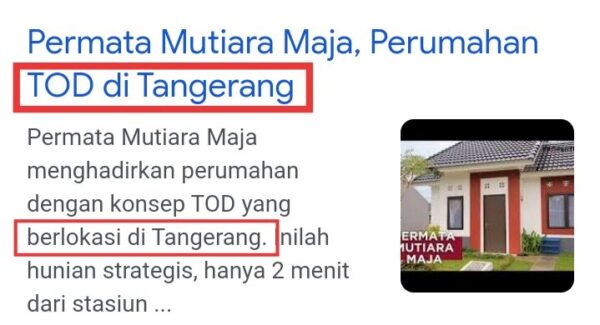 perumahan tod permata mutiara tangerang