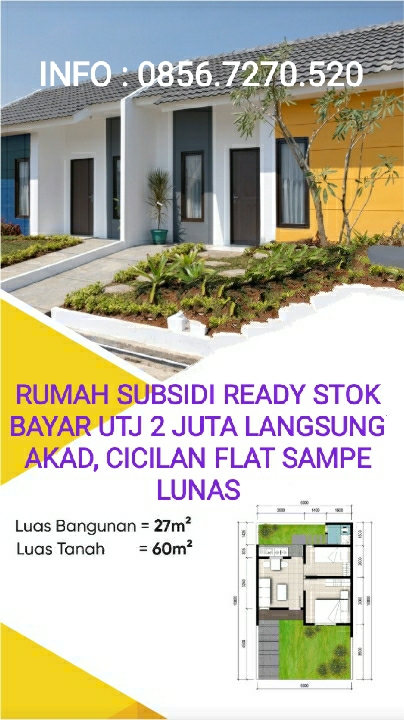 Rumah Subsidi promo-rumah-subsidi-bayar-dp-2jt-langsung-akad