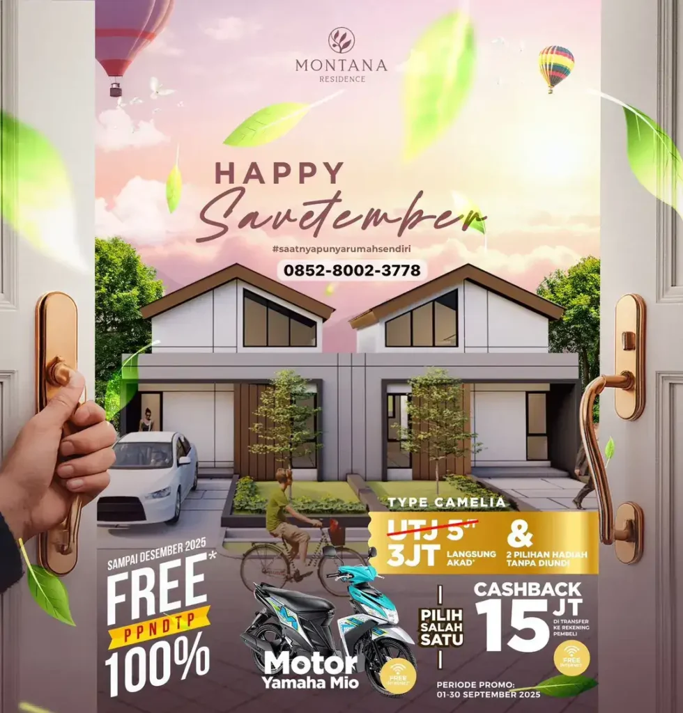 Promo Happy Savetember Type Camelia