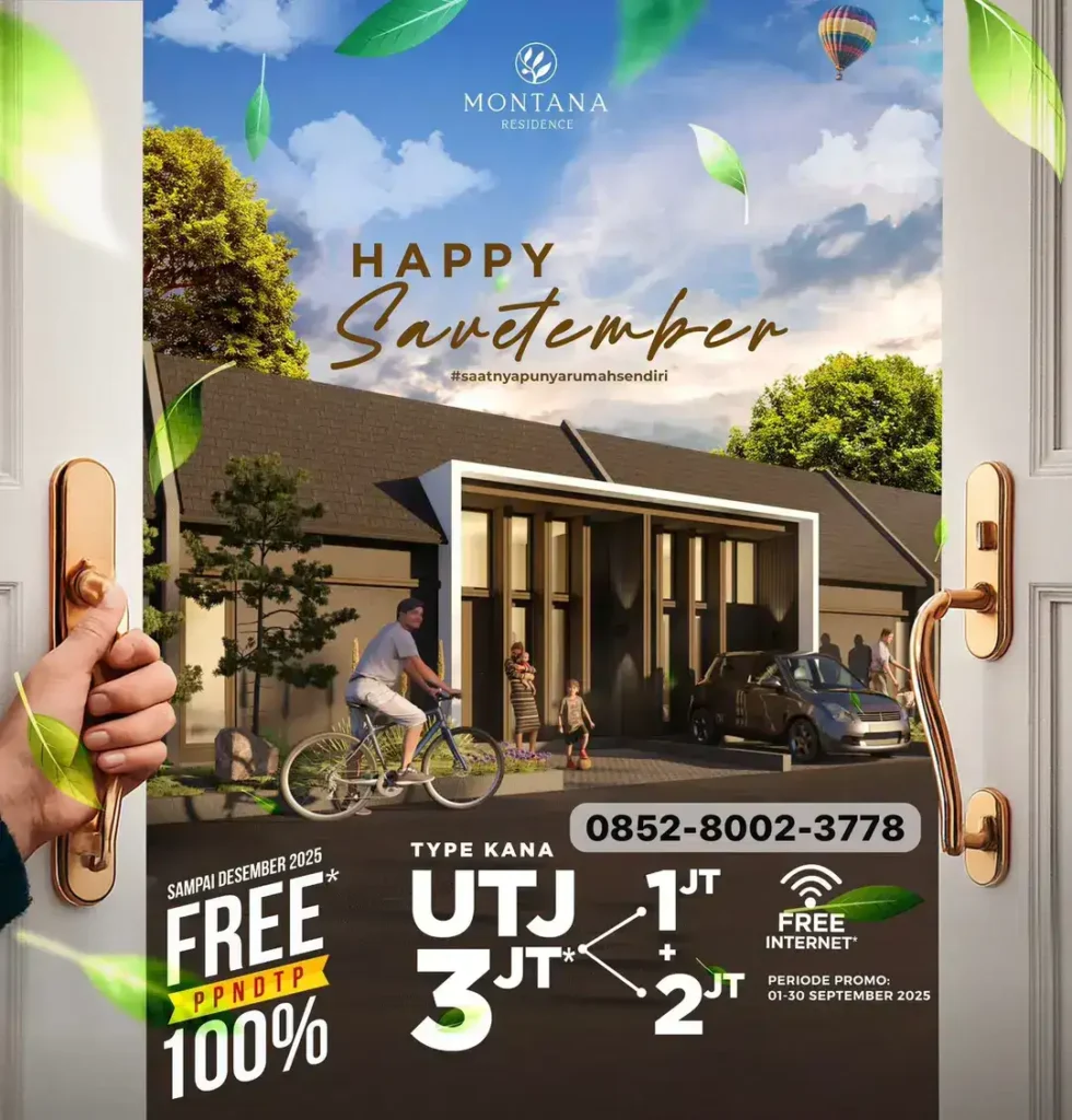 Promo Happy Savetember Type Kana