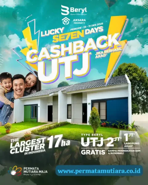 Lucky 7 Days Rumah Type Beryl