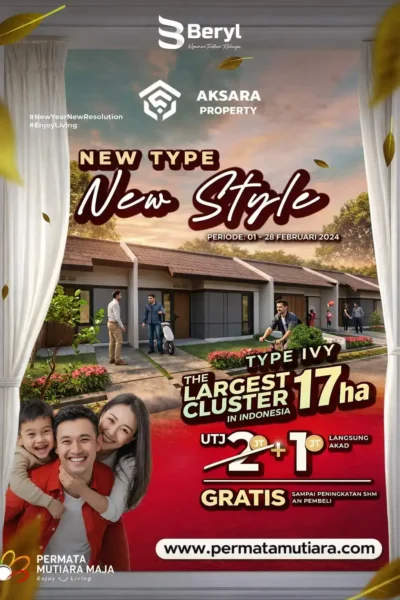 Promo Spesial Type Ivy Cluster Beryl Februari 2026