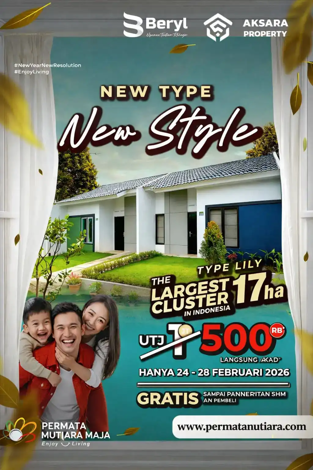 Promo Type Lily UTJ 500 ribu Februari 2026 Promo Type Lily UTJ 500 ribu Februari 2026